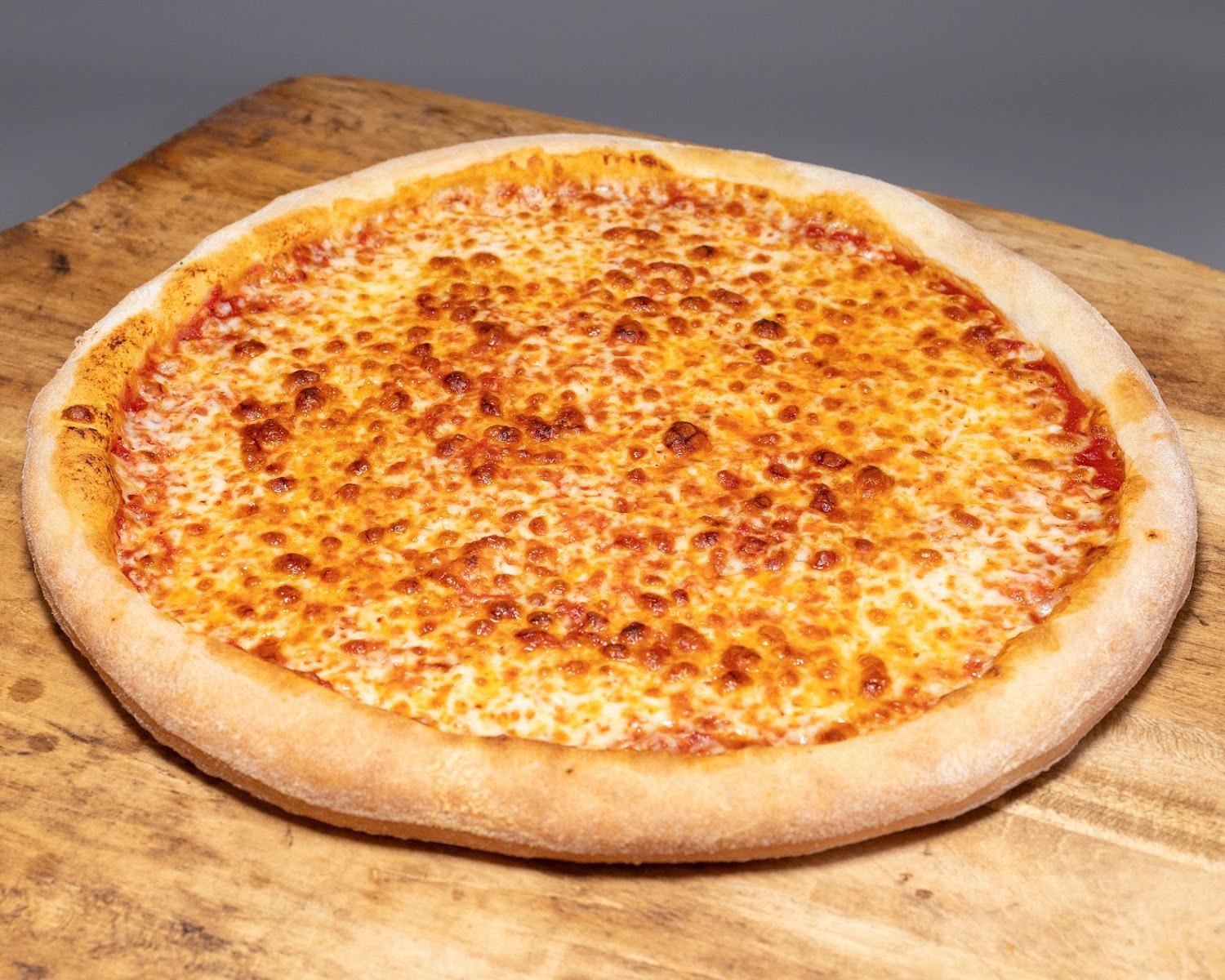 Freshly baked pizza dough